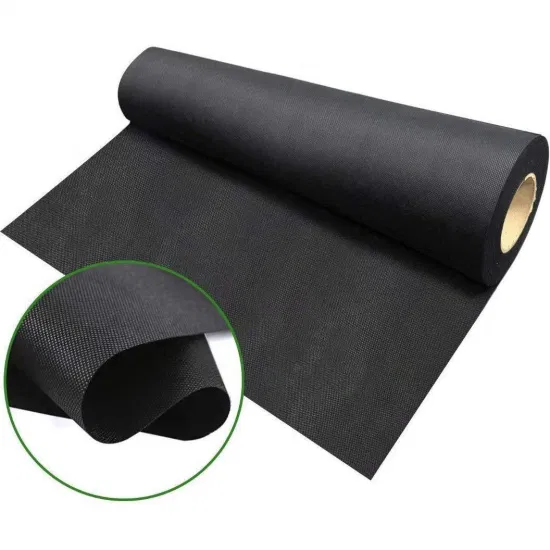 100% Virgin PP material 70GSM preto impermeável tecido respirável não tecido para agricultura